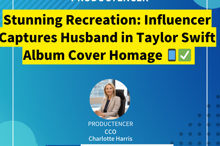 Stunning Recreation: Influencer Captures Husband in Taylor Swift Album Cover Homage